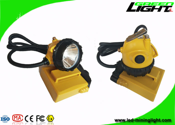 Coal Mining Cap Lights Hard Hat 10.4AH IP68 25000lux High Beam With 2A Charger