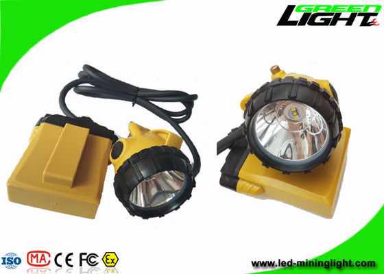 Four Lighting Modes Led Mining Cap Lights 25000lux Anti Explosion PC Material