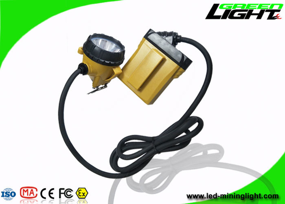 Four Lighting Modes Led Mining Cap Lights 25000lux Anti Explosion PC Material