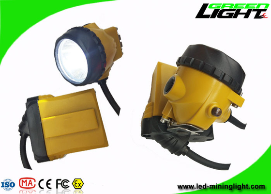Explosion Prevention LED Miners Headlamp 10.4Ah 25000lux Cable Flashing Light