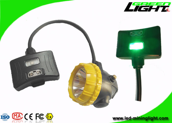 Super Light 15000lux Miners Cap Lamp 6.8Ah Battery With Four Lighitng Modes