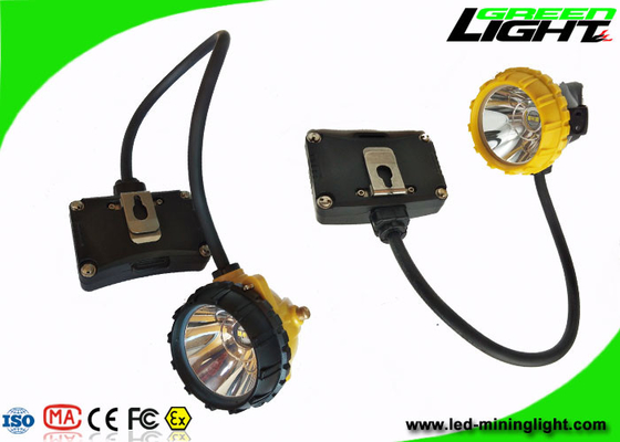 Super Light 15000lux Miners Cap Lamp 6.8Ah Battery With Four Lighitng Modes