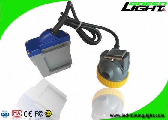 6.6Ah Rechargeable Battery Mining Hard Hat Lights 15000lux With 16hrs Long Lighting Time