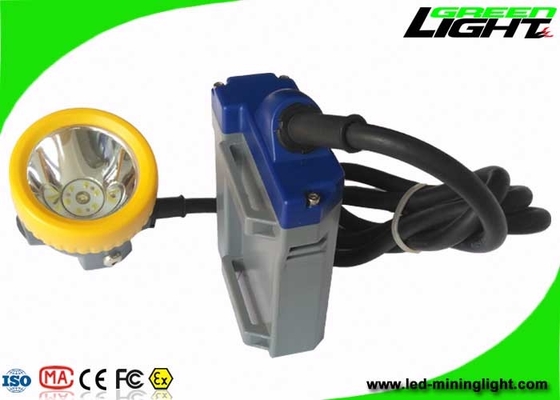6.6Ah Rechargeable Battery Mining Hard Hat Lights 15000lux With 16hrs Long Lighting Time