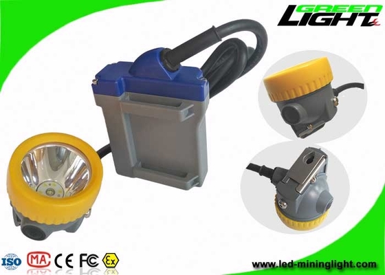 Coal Rechargeable Led Headlight 15000lux High Beam Corded Cap Lamp 6.6Ah Battery