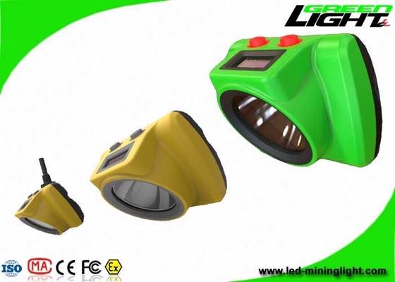 Impact Resistant Cordless Mining Lights 25000Lux With OLED Screen Head Lamp