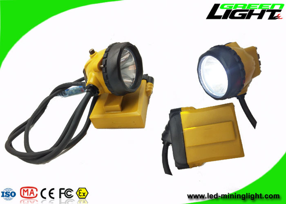 High Brightness 25000lux Mining Cap Lights Rechargeable Safety Cable Flashing Lamp