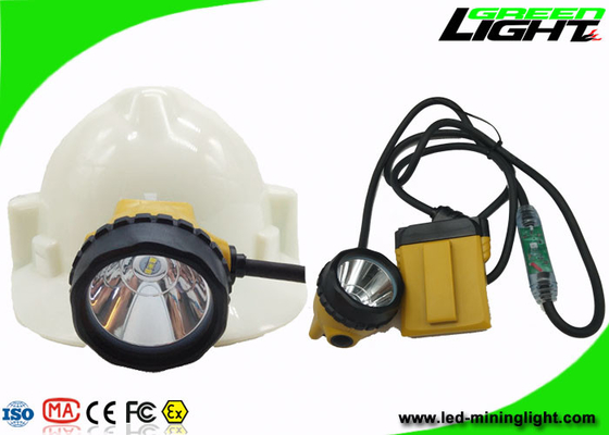 High Brightness 25000lux Mining Cap Lights Rechargeable Safety Cable Flashing Lamp