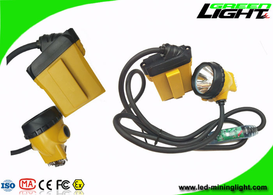 High Brightness 25000lux Mining Cap Lights Rechargeable Safety Cable Flashing Lamp