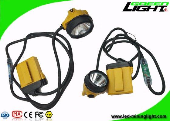 Cree LED Cordless Cap Lamp 490g Super Brightness 25000lux 10.4Ah Explosion Prevention