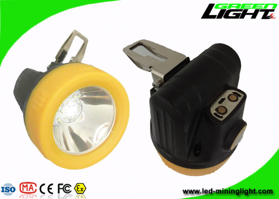 Anti Explosive 10000lux Miners Cap Lamps Cordless 1.1W Support USB Charging