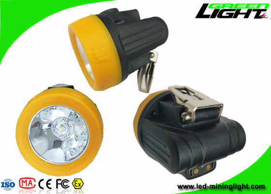 Anti Explosive 10000lux Miners Cap Lamps Cordless 1.1W Support USB Charging