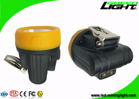Magnetic Charging 10000lux Underground Miner Cap Lamp Small Size IP68 3.8Ah Battery