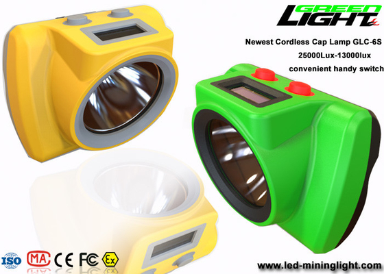 18000Lux Rechargeable LED Mining Headlamp Wireless Ultra Bright Handy Switch