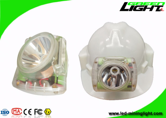 Rechargeable Cree LED Miner Cap Lamp PC ABS 1200 Battery Cycles 232lum Illuminous