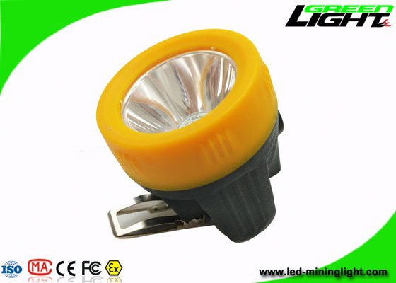 10000lux Potable Cordless Cap Lamp , Hard Hat Lights Support DC / USB Charging