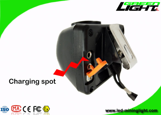 IP68 Waterproof 5.7Ah Cordless Mining Lights 8000lux PC Material Lithium Ion Battery