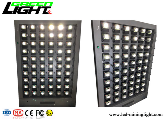 60 Unit Single Sided Underground Mining Cap Lamps Safety Fast Charging Rack