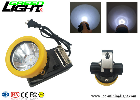 ABS Material Rechargeable Cordless Mining Cap Lamps CREE Light Source 5000lux Brightness