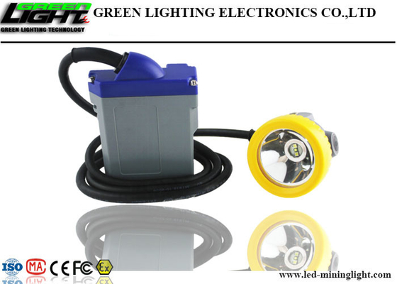 CREE Chips LED Miners Cap Lamp 15000lux Adopt 6.6Ah Rechargeable Lithium Battery