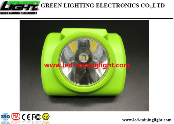 USB Charging LED Miners Cap Lamp 25000lux 1.78W Flame Retardant With OLED Screen
