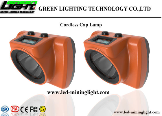 High Brightness LED Cordless Cap Lamp 1.78W Lithium Lon Battery With OLED Screen