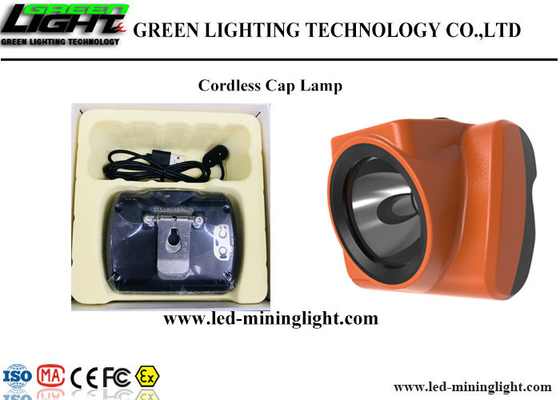 High Brightness LED Cordless Cap Lamp 1.78W Lithium Lon Battery With OLED Screen