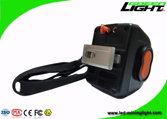 Waterproof IP68 Mining Cap Lights 8000lux Brightness With Long Working Time