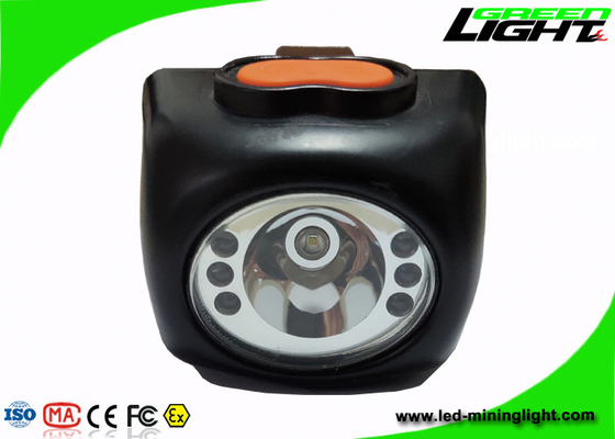 Waterproof IP68 Mining Cap Lights 8000lux Brightness With Long Working Time