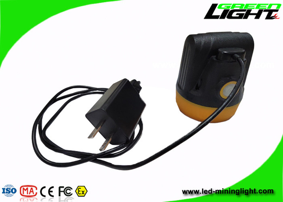 Magnetic Charging Led Miners Cap Lamp 10000lux All In One Structure Msha Approved