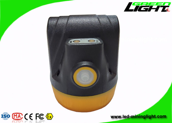 Magnetic Charging Led Miners Cap Lamp 10000lux All In One Structure Msha Approved