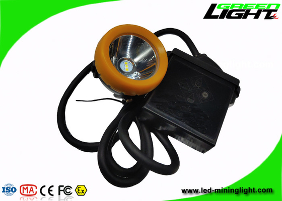 Silicon Button Touch LED Mining Light 10000lux Cap Lamp 7.8Ah Li - Ion Battery