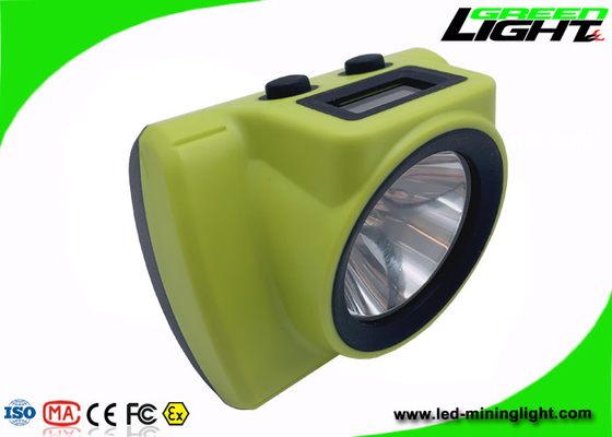 Underground Hard Rock Cordless Mining Cap Lamps , Miners Hard Hat Lamp For Tunneling