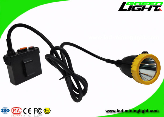 Multi Functional Coal Mining Lights Cap Lamp 50000Lux 11.2Ah Li - Ion Battery Pack