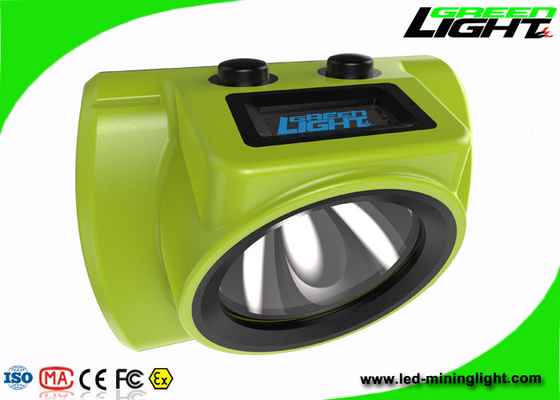 High Capacity 6.8Ah Led Mining cap lamp 13hrs Working Time Occupational Safety