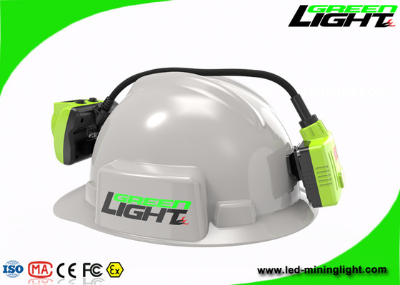 Rechargeable Panasonic Battery Mining Hard Hat Lights IP68 Long Working Time