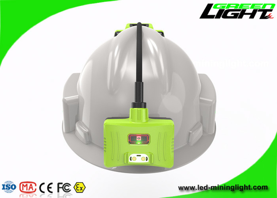 Electronic LED Miners Cap Lamp 3.7V Head Protection 18000lux High Brightness