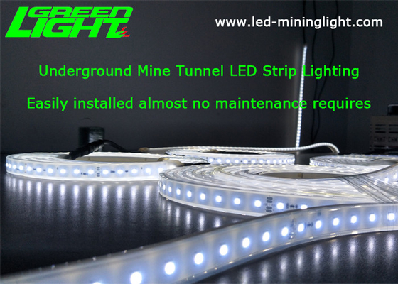 Underground Tunnel Warm White Led Strip Lights Anti Explosive 60 LEDs Easy Installed