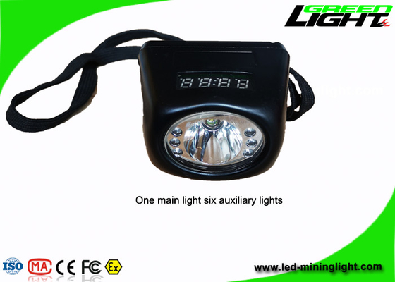Small Size Long Work Time Digital screem Mining Cap Lights ,8000lux High Brightness Led Cap Lamp