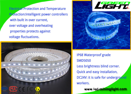 24v Flexible Adhesive Led Strip Lights , Battery Operated Led Strip Lights 50/60 HZ