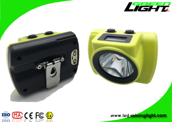 IP68 Waterproof Mining Hard Hat Led Lights With Silicone All In Molding Button