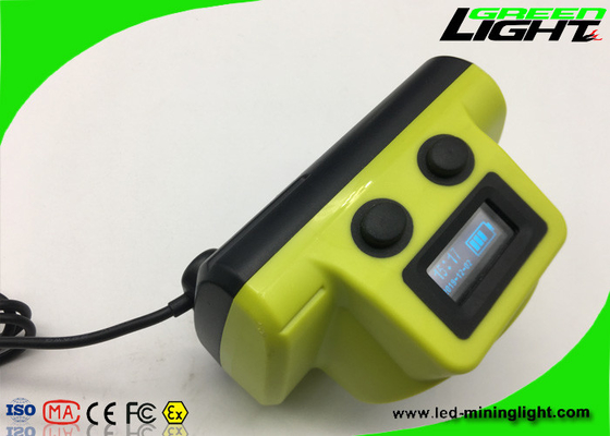 Waterproof Underground Hard Hat Lights 13000lux Brightness With Usb Charging Cable