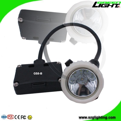 Semi - Corded Rechargeable LED Headlamp 8000 Lux IP68 Waterproof With Safety Rope