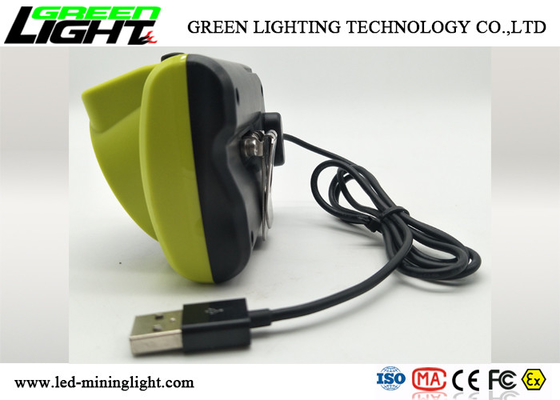 385lum CREE LED Miners Cap Lamp ABS Material 6800mA Battery Capacity High Brightness