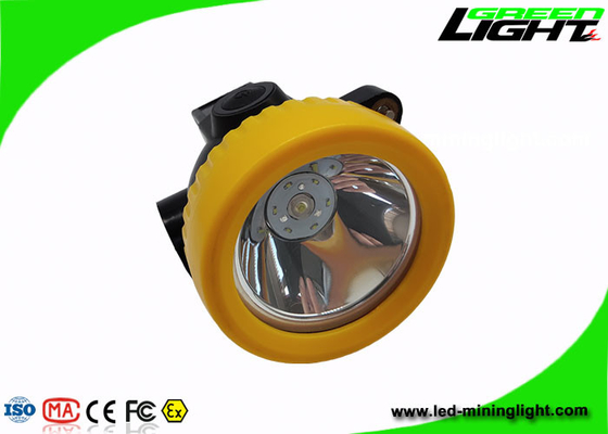 High Safety LED Miners Cap Lamp Rechargeable 1000 Battery Cycles Light - Weighted