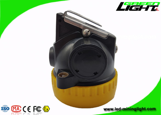 High Safety LED Miners Cap Lamp Rechargeable 1000 Battery Cycles Light - Weighted