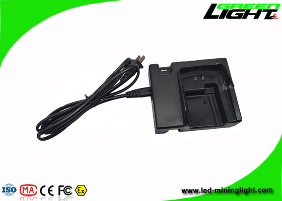 PC ABS Material Cordless Mining Cap Lamps 13000lux Brightness Support USB Charging
