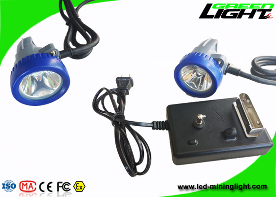 Rechargeable Mining Cap Lights 15000lux Brightness High Beam IP68 1000 Cycles