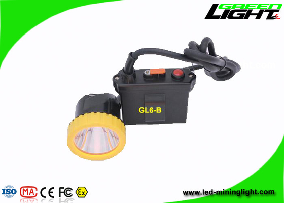 Aluminum Cup Rechargeable Led Headlamp , Outdoor Coal Mining Lights 11.2Ah For Hunting
