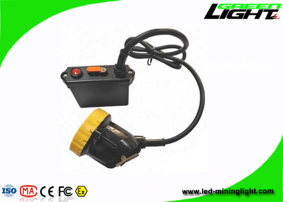 Aluminum Cup Rechargeable Led Headlamp , Outdoor Coal Mining Lights 11.2Ah For Hunting